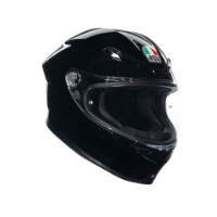 Agv K6 S schwarz glossy Helm Motorrad Racing