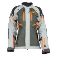 Klim Artemis GTX Gore-Tex Damen Jacke Asphalt - Ember Orange 2-Lagen-Laminat wasserdicht