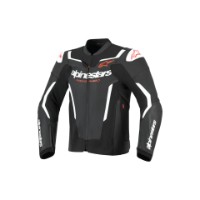 Alpinestars GP Force V2 Lederjacke schwarz/weiss