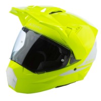 Klim X1 Alpha Adventure Helm ECE Gloss High-Visibility - White