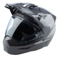 Klim X1 Alpha Adventure Helm ECE Gloss Metallic Asphalt - Monument