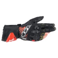 Alpinestars GP Tech V2 gloves black/white/fluo-red