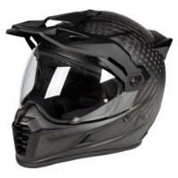 Klim Krios Pro Carbon matt black adventure helmet