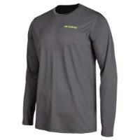 Klim Teton Merino Wool LS Shirt Asphalt Longsleeve Langarm