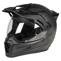Krios Pro Carbon Adventure Helm matt schwarz