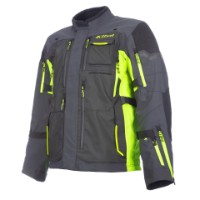 Klim Badlands Pro GTX Gore-Tex Jacke Asphalt - Hi-Vis 3-Lagen-Laminat wasserdicht