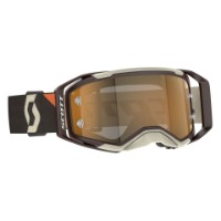 Scott Prospect 2.0 AMP Chrome Goggle deep Brown/Beige gold chrome works