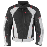 X-Air Evo Pro Mesh Jacket light gray / black with removable climate membrane