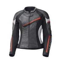 Held Debbie 2 Damen Lederjacke schwarz/weiß/rot