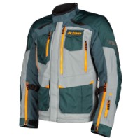 Klim Carlsbad Jacket Petrol-Strike Orange Gore Tex Adventure waterproof