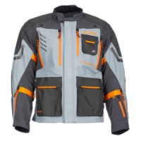 Klim Carlsbad GTX Gore-Tex Jacke Asphalt - Ember Orange wasserdicht