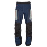 Klim Carlsbad GTX Gore-Tex Hose Dress Blues - Red Oxide blau 2-Lagen-Laminat wasserdicht
