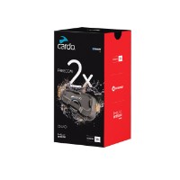 Cardo Freecom 2x Doppelset / Duo-Box Schwarz Bluetooth Headset Motorrad