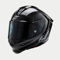 Alpinestars Supertech R10 Carbon solid Helm schwarz Carbon matt & glossy