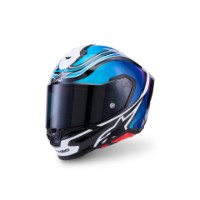Alpinestars S-R7 Zeal Helm ECE06/DOT Black Blue Pink Fluo White schwarz/blau/pink-fluo/weiss