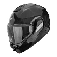 Scorpion EXO-TECH 2 Carbon Solid Klapp-Helm schwarz glanz