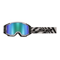 LS2 Charger Pro Goggle Glas: Iridium Brillenband: Weiss/Schwarz
