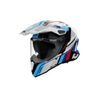Airoh Commander 2 Skip Adventure helmet white/black-blue-red