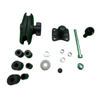 SW-Motech navigation / GPS holder with ball clamp for head tube 12.5 - 25 mm 1 inch ball RAM