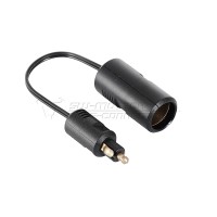 SW-Motech Cigarette lighter adapter for DIN socket Cable 20 cm length. 12V