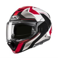 HJC F100 Bios MC-1 rot Klapp-Helm