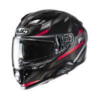 HJC F71 Carbon Esira MC-1 Motorrad Helm mit Sonnenblende Rot 