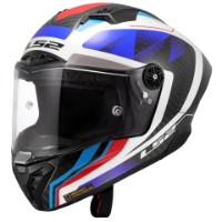 LS2 FF805 Thunder Carbon GP Aero Raute 06 blau/rot Racing Helm