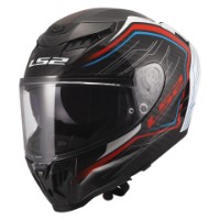 LS2 FF807 Dragon Subic weiss/blau/rot Carbon Integral Helm