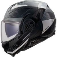 LS2 FF910 Advant 2 Astral Grau Klapp-Helm glanz schwarz