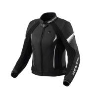 Revit Xena 4 Lady Damen Lederjacke schwarz/weiss