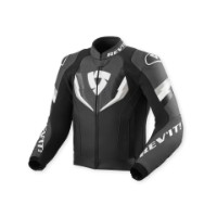 Revit Quantum 3 Lederjacke schwarz/grau