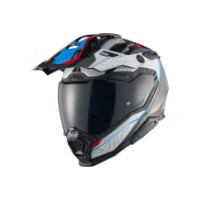 Nexx X. WED 3 Furka Carbon Adventure Helm weiss/rot