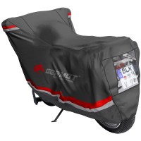 Germot Abdeckplane Premium Schwarz/Grau/Rot