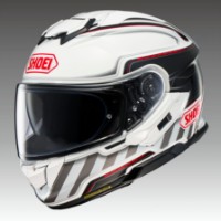Shoei GT-Air 3 Discipline TC-6 Motorrad Helm Weiss/Rot