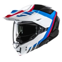 HJC i80 Imes MC-21 blau/rot Adventure Klapp-Helm