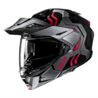 HJC i80 Velly MC-1 red Adventure flip-up helmet