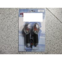 HS Blinker "MICRO"  schwarz/Klarglas