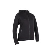 John Doe XTM® Hoodie V3 Black Women / Damen Motorrad Pullover mit Kapuze