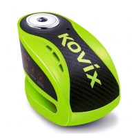 Kovix KNX10 - brake disc lock with alarm function for motorcycles fluo yellow 10mm pin