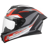 LS2 FF820 Rapid 3 Hyper matt-schwarz/rot Integral Helm Motorrad