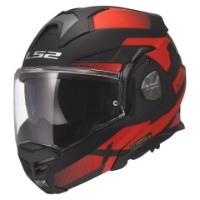 LS2 FF901 Advant X Nova Touring Klapp-Helm matt Schwarz/Rot