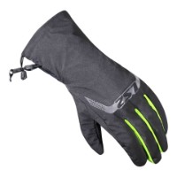 LS2 Thermorain Regen Überhandschuhe schwarz/neon-gelb