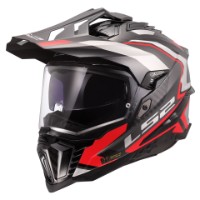 LS2 MX701 Explorer Carbon Frontier II 06 rot Adventure Helm