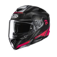 HJC RPHA 72 Carbon Fynex MC-1 rot Integral Helm mit Sonnenblende
