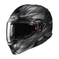 HJC Rrpha 91 Blat MC-5SF flip-up helmet black with sun visor
