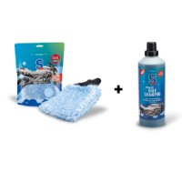 S100 Motorrad Pflege Set No. 3 (Waschhandschuh + Bike Shampoo 1000ml)