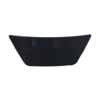 Schuberth C5 Visier / Kinn Belüftung Abdeckung vorn glossy black/ glanz schwarz