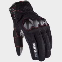 LS2 Chaki Man Handschuhe Sommer Motorradhandschuhe Schwarz
