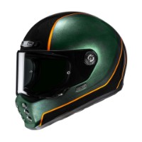 HJC V10 Hodu MC-47 Retro Motorrad Helm grün