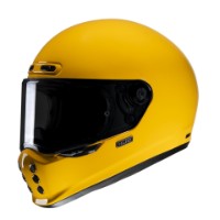 HJC V10 Retro Motorrad Helm Deep Yellow